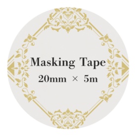 ダマスク柄 マスキングテープ