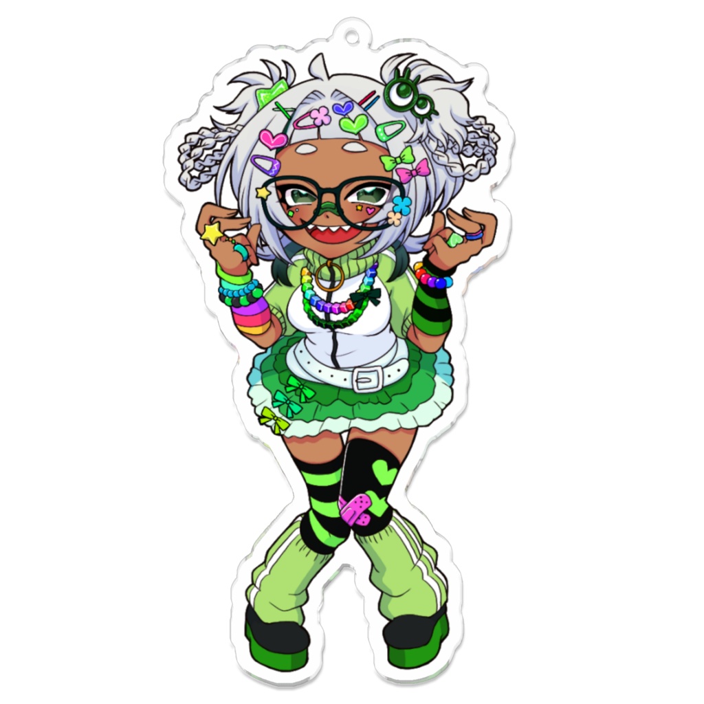 翠乃ふわりアクリルキーホルダー（デコラ―Ver.）