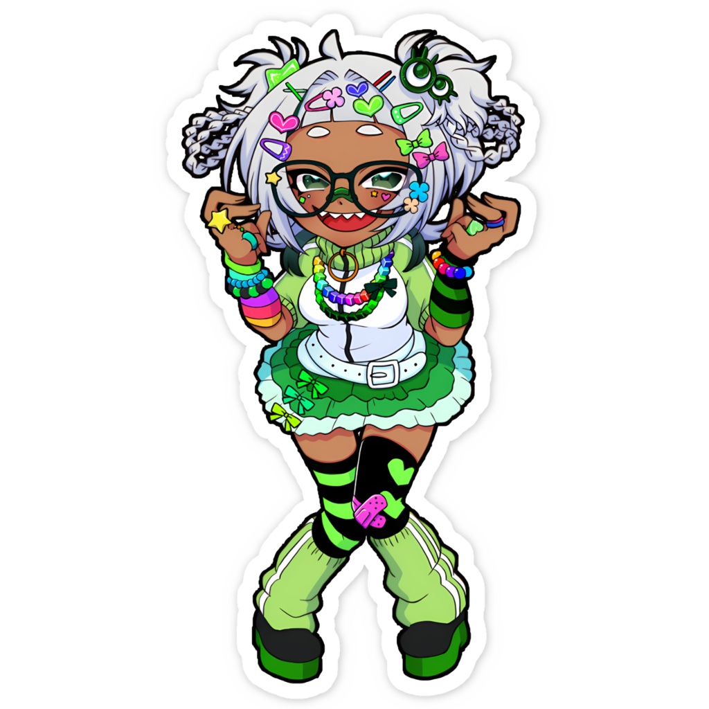 翠乃ふわり スマホステッカー(デコラ―ver.)