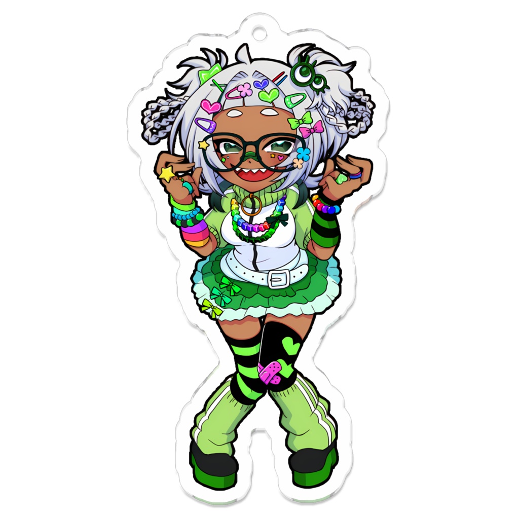 翠乃ふわり　アクリルキーホルダー　（デコラ―ver.）