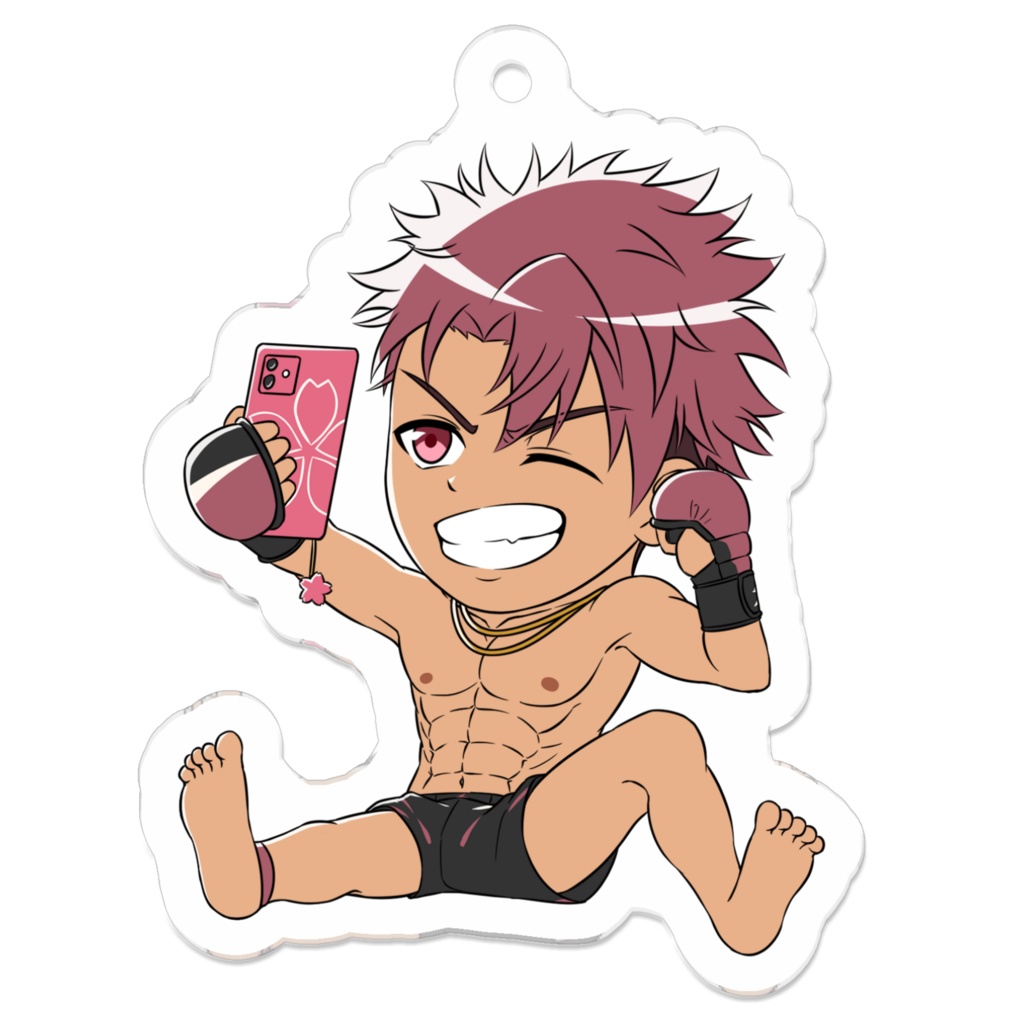 SDアクリルキーホルダー 威桜里(FANBOX6周年記念)