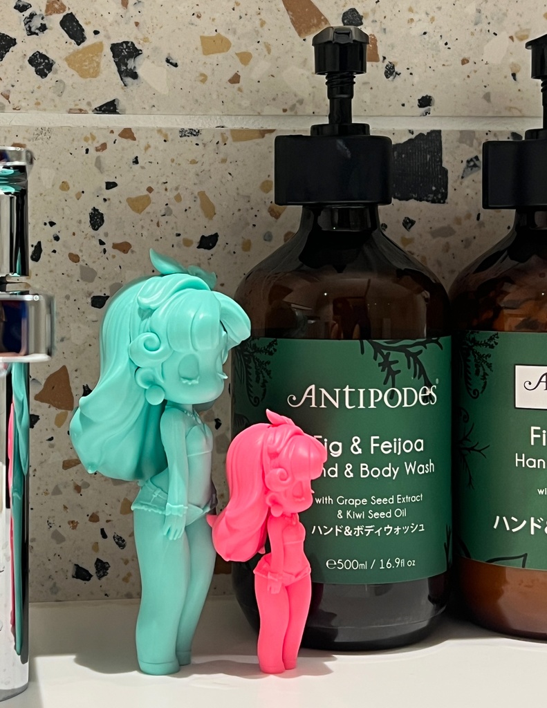 Fluffynaカラーレジンフィギュア