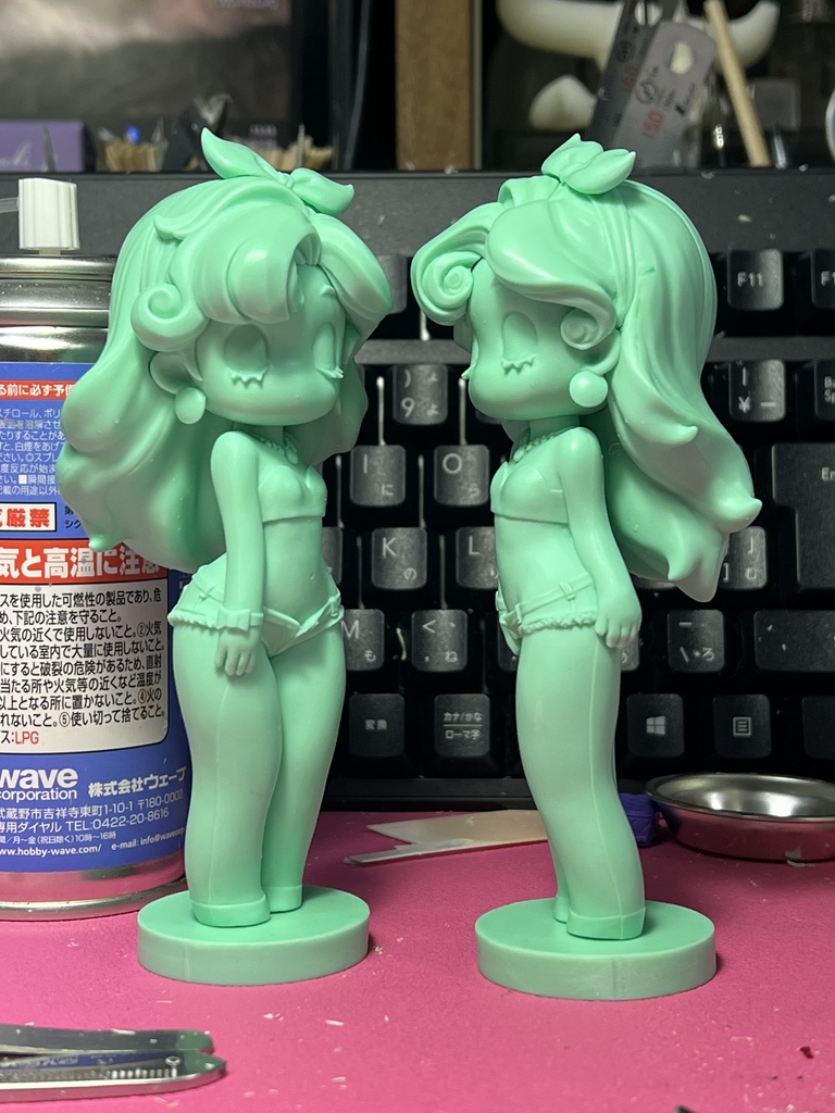 Fluffynaカラーレジンフィギュア