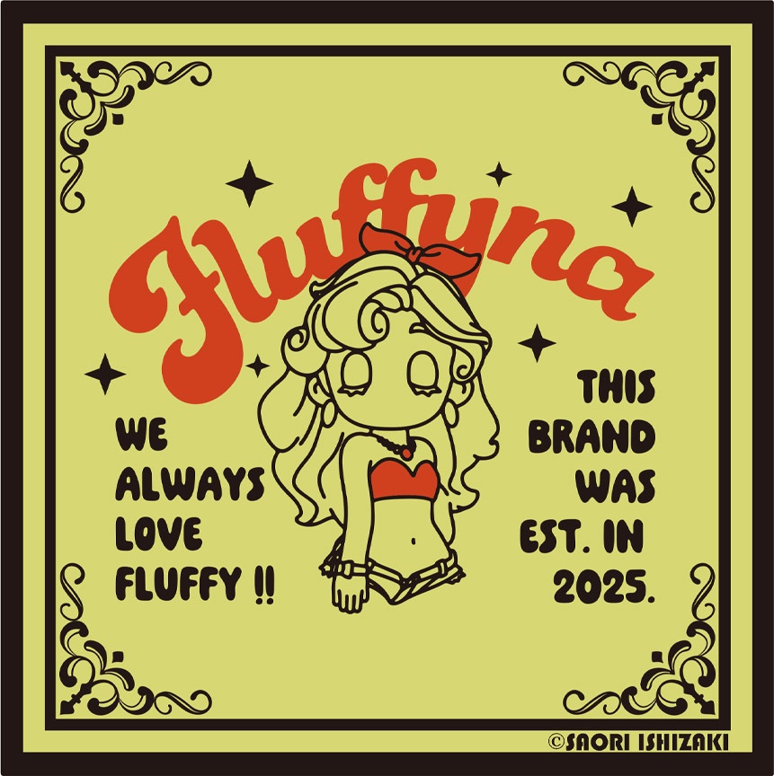 Fluffynaタオルハンカチ