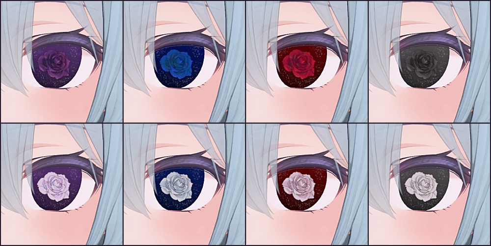 【kikyo】Rose eyes texture