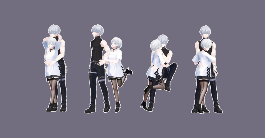 おふたりさま Pose Set 20種