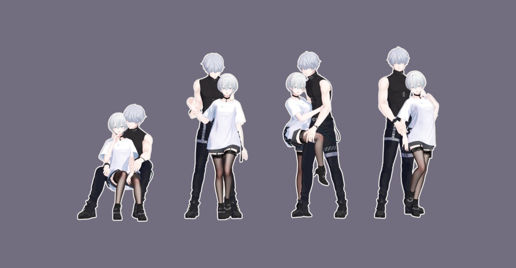 おふたりさま Pose Set 20種