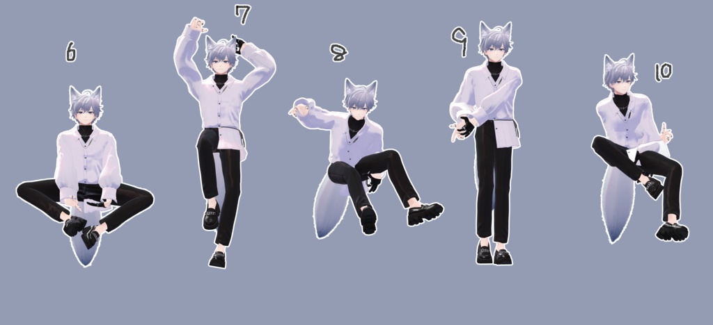 【無料版有】100回は見たVR Pose Set 20種