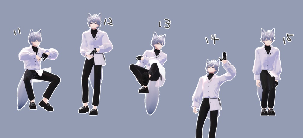 【無料版有】100回は見たVR Pose Set 20種