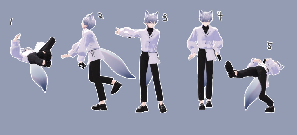 【無料版有】100回は見たVR Pose Set 20種