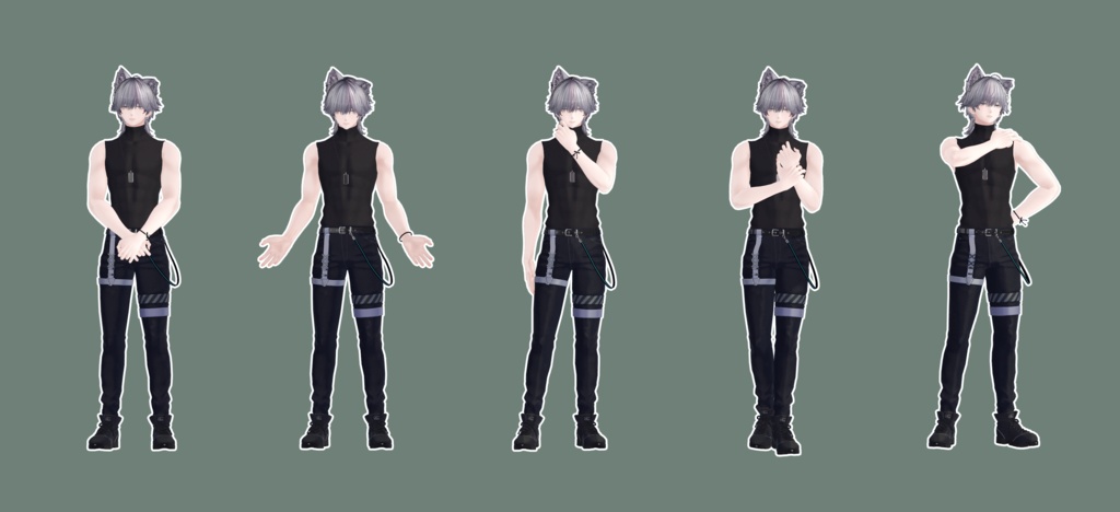 たたずみ Pose Set 15種