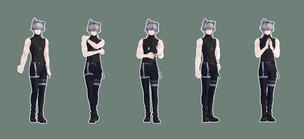 たたずみ Pose Set 15種