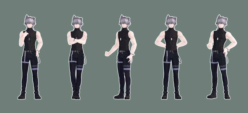 たたずみ Pose Set 15種