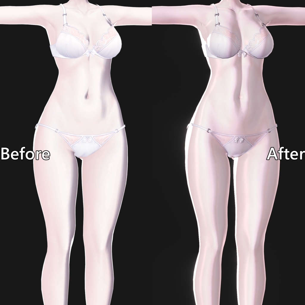 【lilToon】light color material