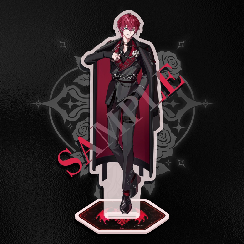 【期間限定 / 受注生産】 らゔくん -台座付きアクリルスタンド-