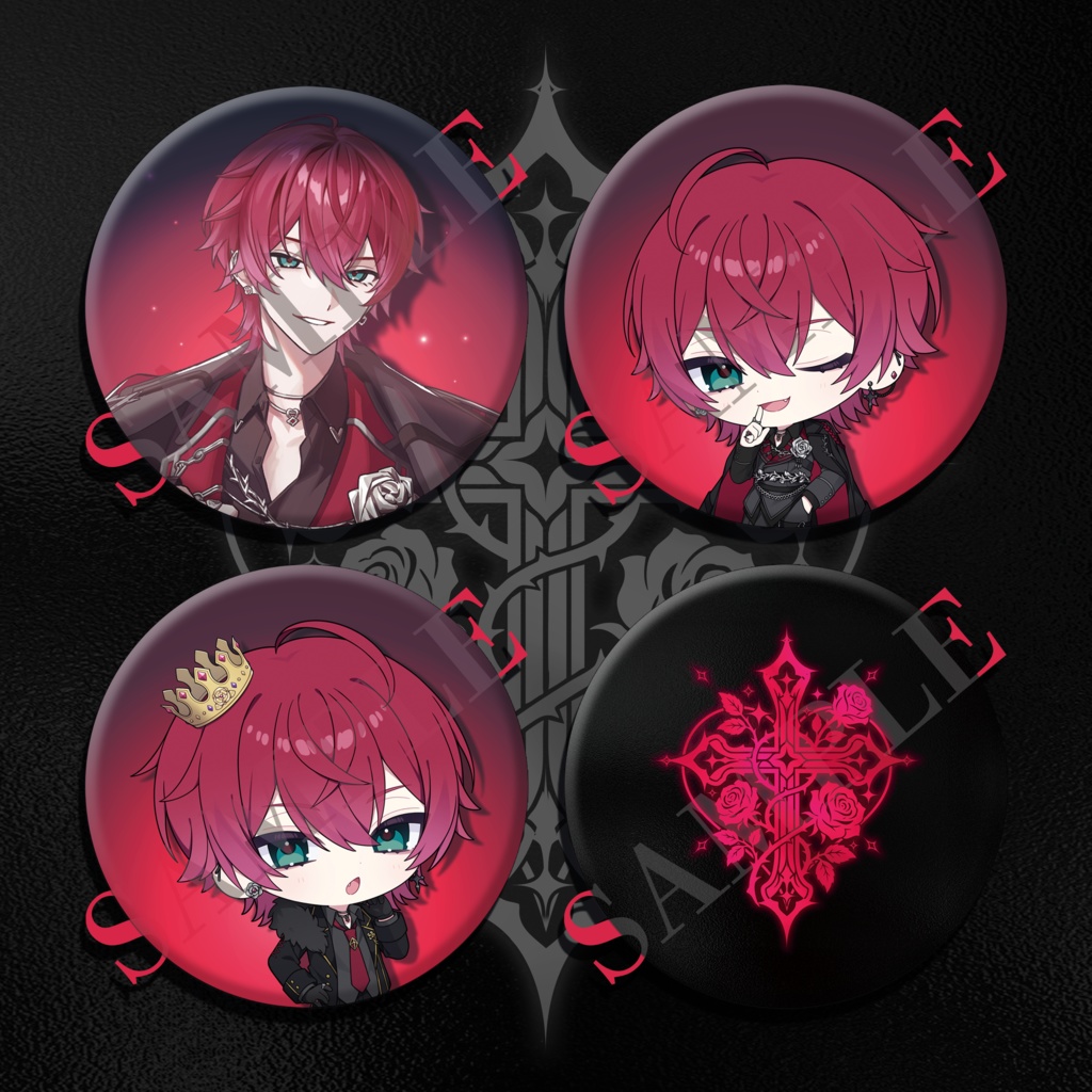 【期間限定 / 受注生産】 らゔくん -ランダム缶バッジ-