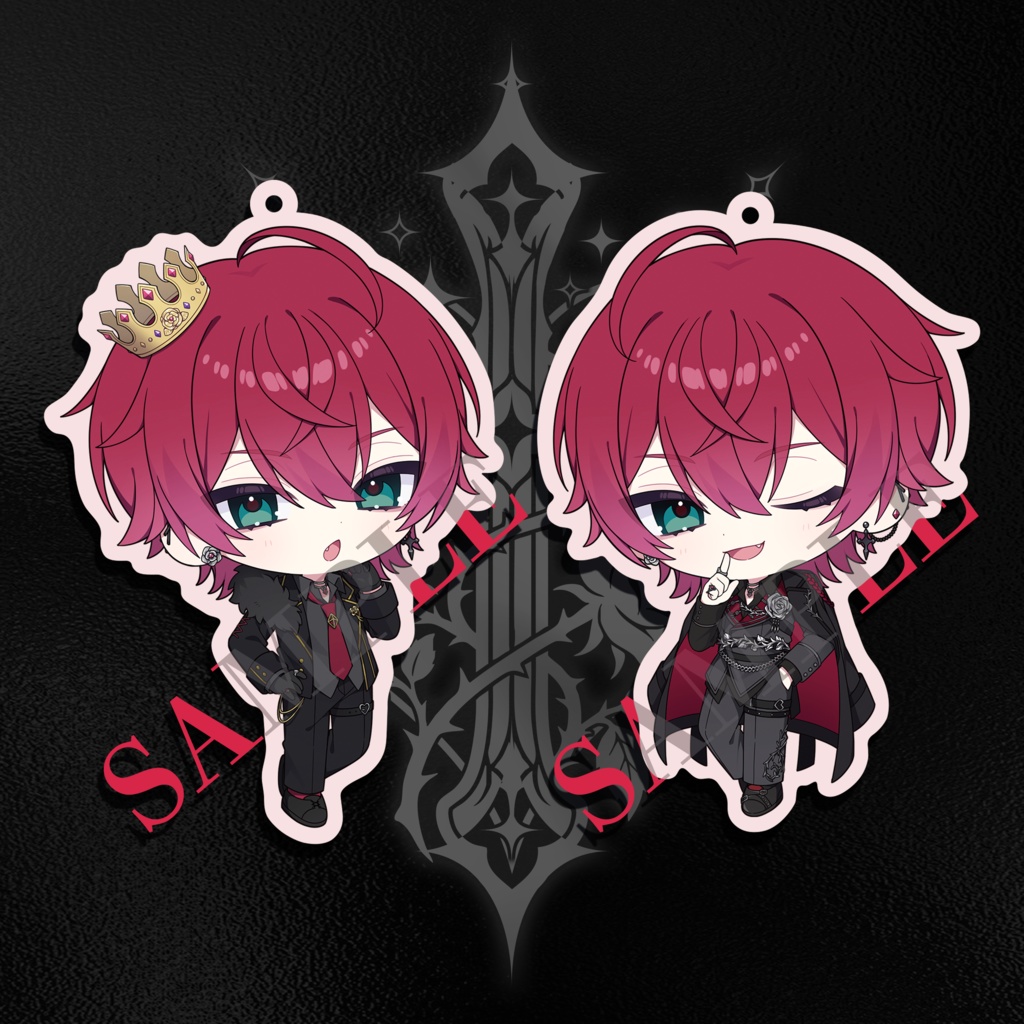 【期間限定 / 受注生産】 らゔくん -アクリルキーホルダー-👑なしver