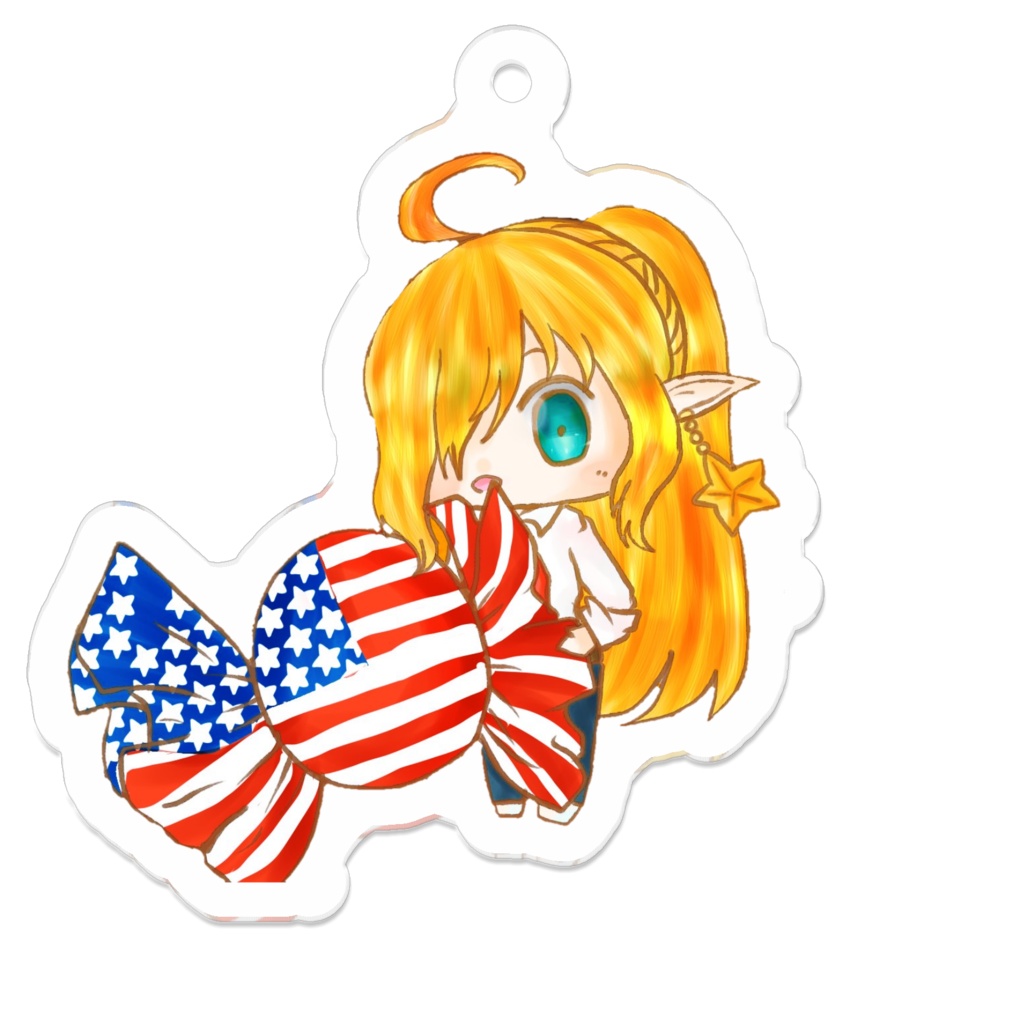 創作キャラアクリルキーホルダー