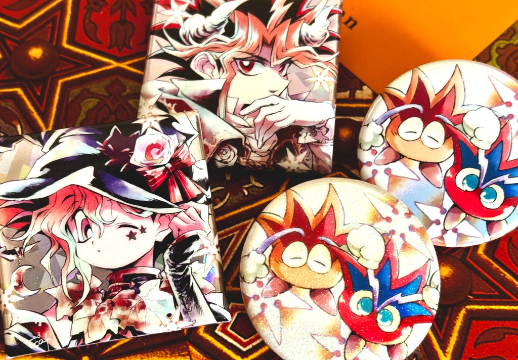 ホログラム&ラメ缶バッチセット