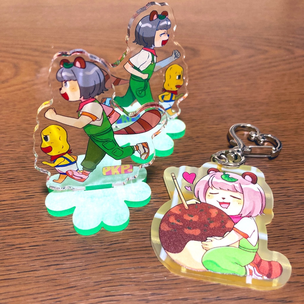 【非公式】ぽこピーアクスタ(両面印刷)