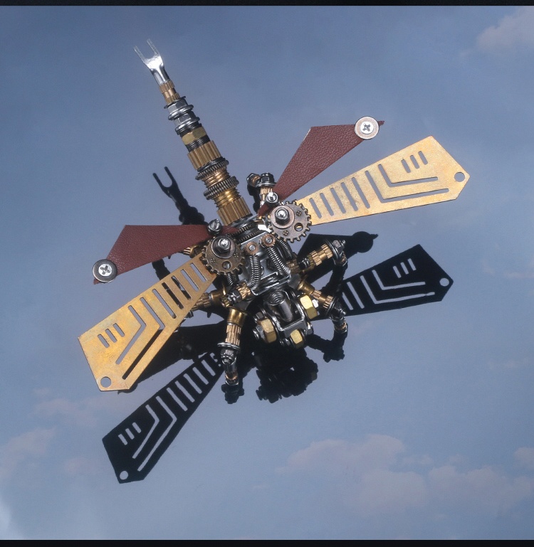 機械党昆虫シリーズ蜻蜓（やんま）組立モデル/模型