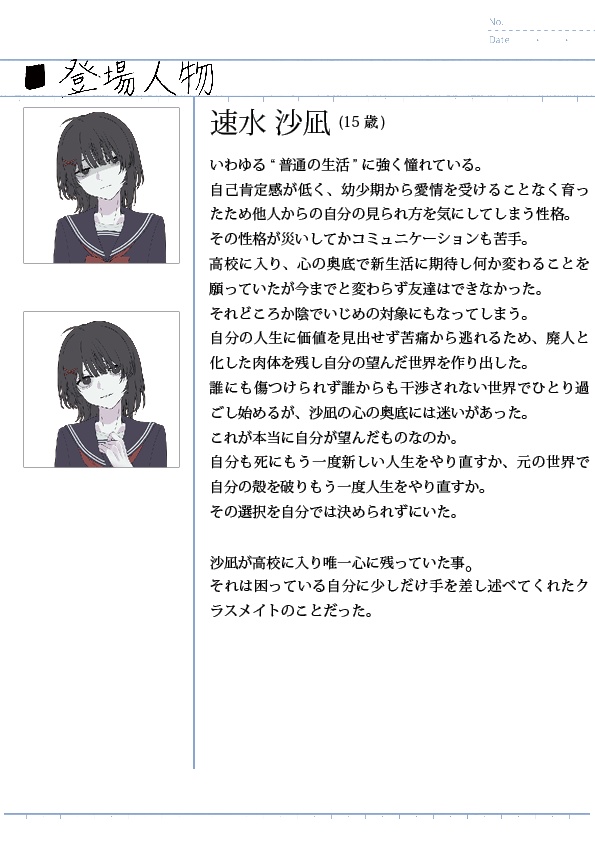 【エモクロアTRPG】コドクの憧憬