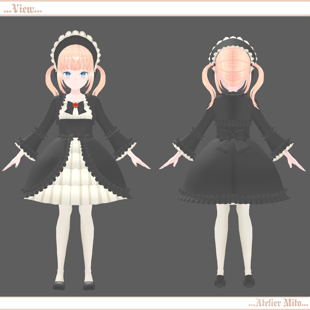 オリジナル3Dモデル『少女イノセント』