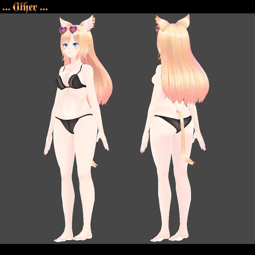 オリジナル3Dモデル『サラ』sarah(PC版)