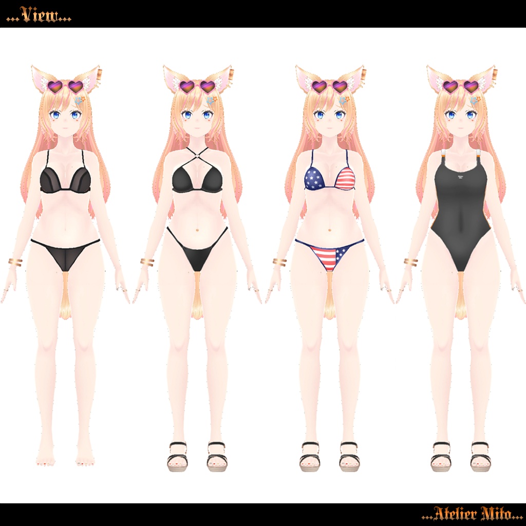 オリジナル3Dモデル『サラ』sarah(PC版)