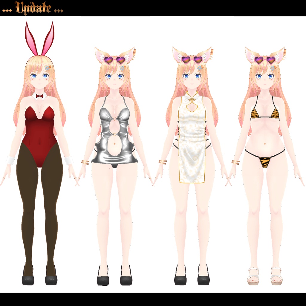 オリジナル3Dモデル『サラ』sarah(PC版)