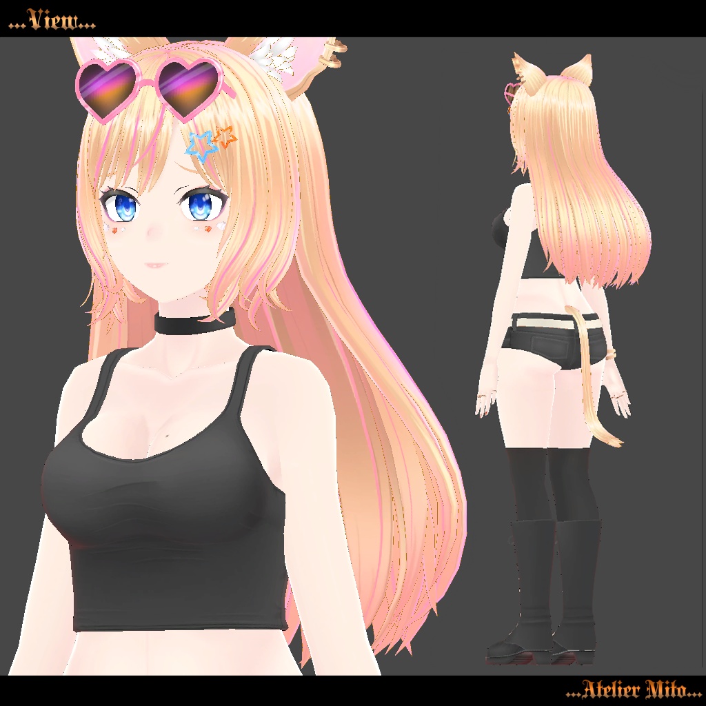 オリジナル3Dモデル『サラ』sarah(PC版)