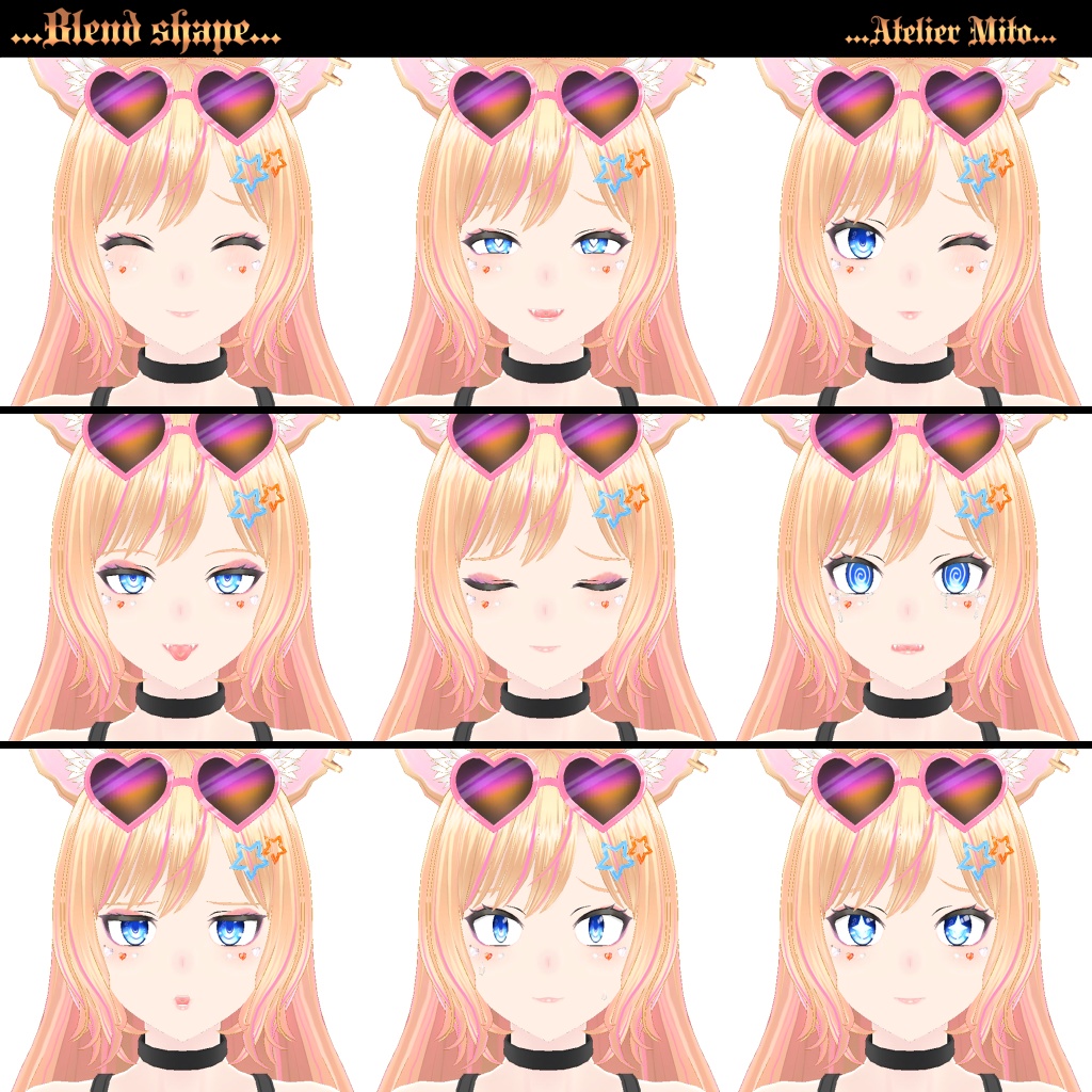 オリジナル3Dモデル『サラ』sarah(PC版)