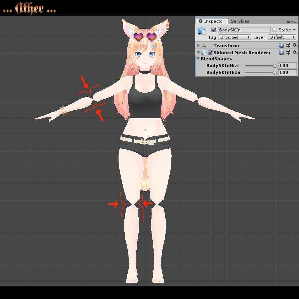 オリジナル3Dモデル『サラ』sarah(PC版)