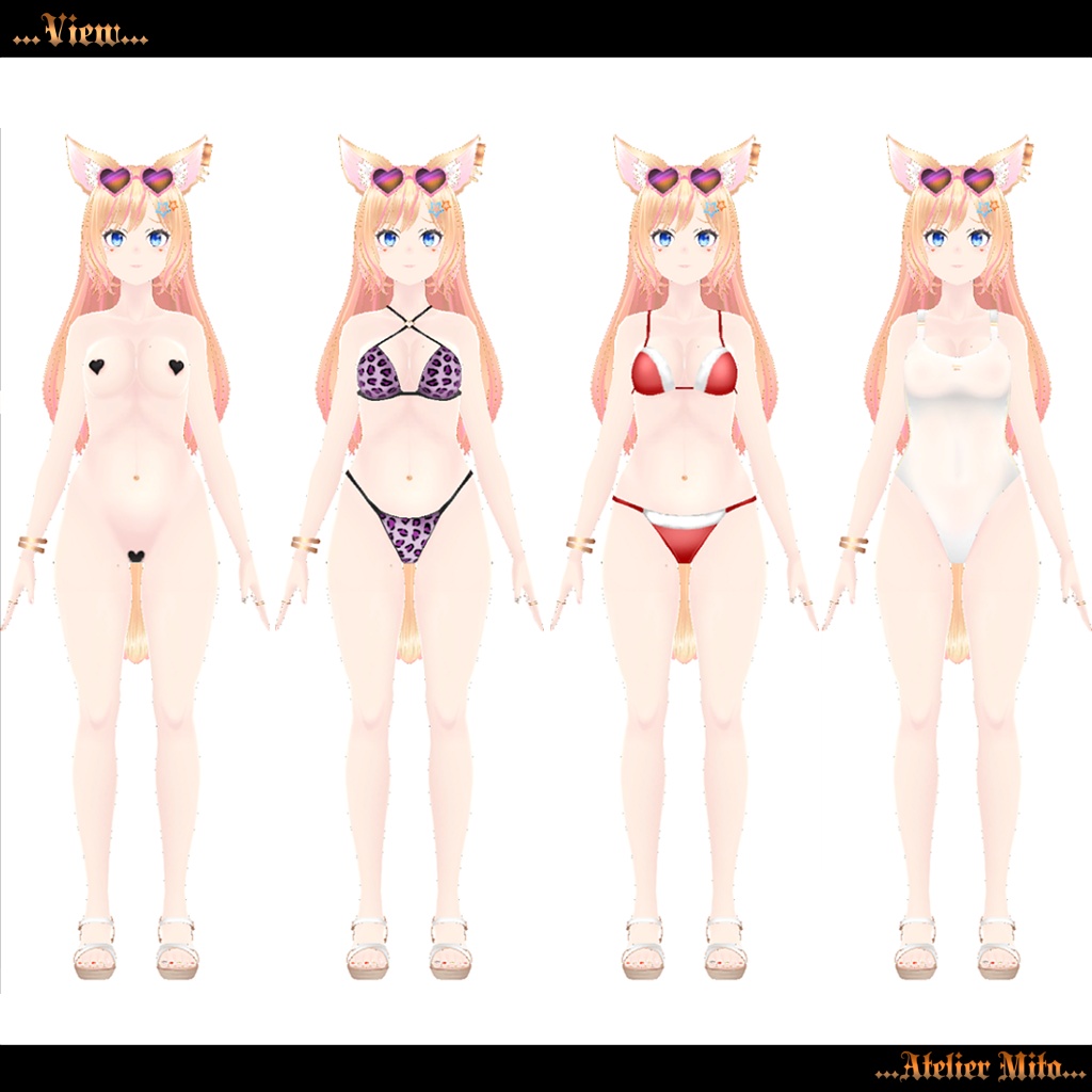 オリジナル3Dモデル『サラ』sarah(PC版)