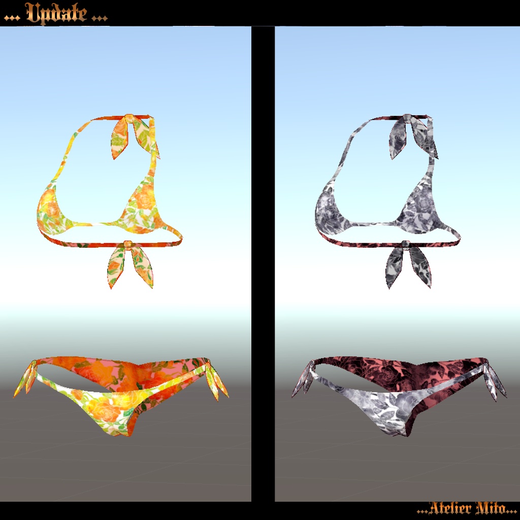 「ミュリシア対応水着」スキニング済み