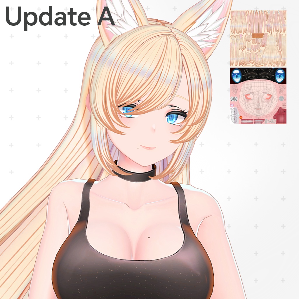 オリジナル3Dモデル 『Erva』エルヴァ(PC版)