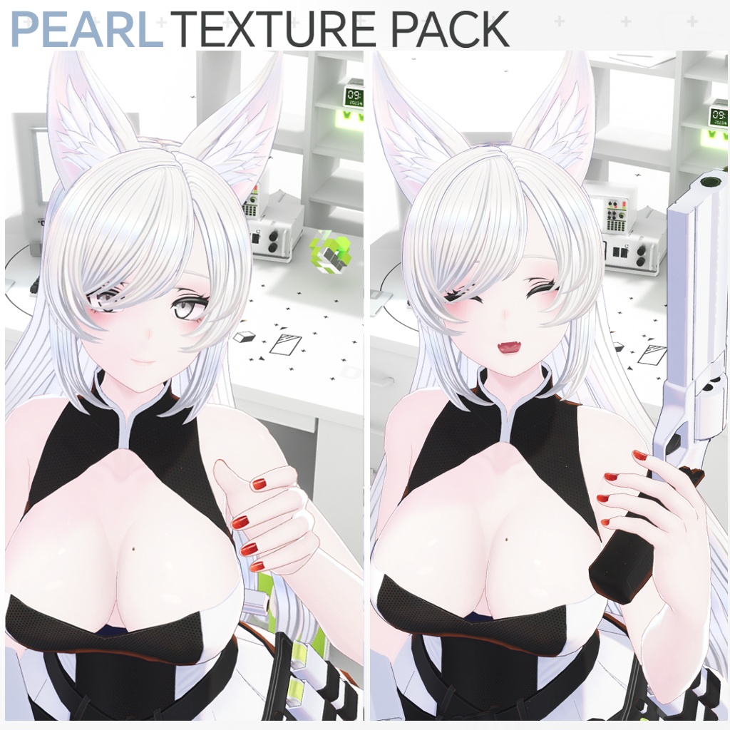 【Booth】 パールメイクスキンテクスチャ『Erva』エルヴァ(PC版)