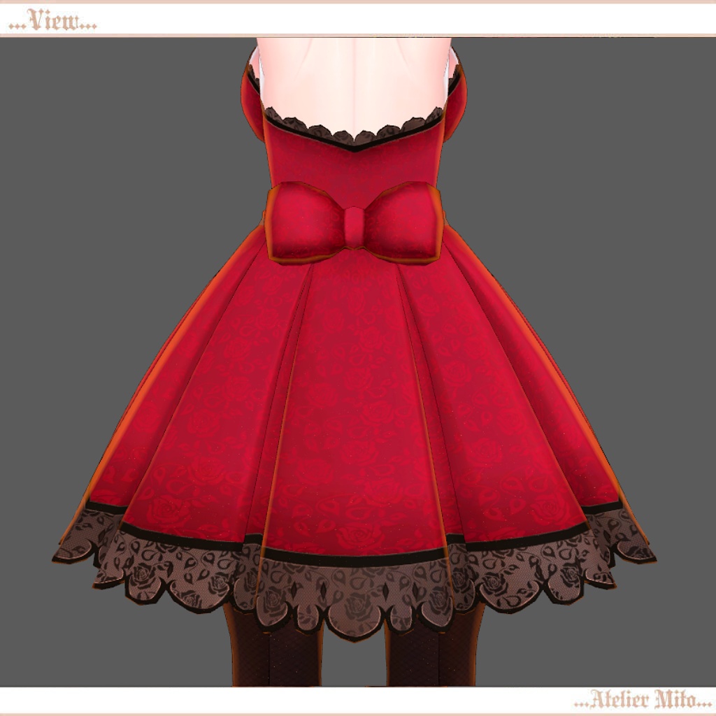 エレガントローズドレス ラシューシャ(Lasyusha)対応、エルヴァ対応(PC版)