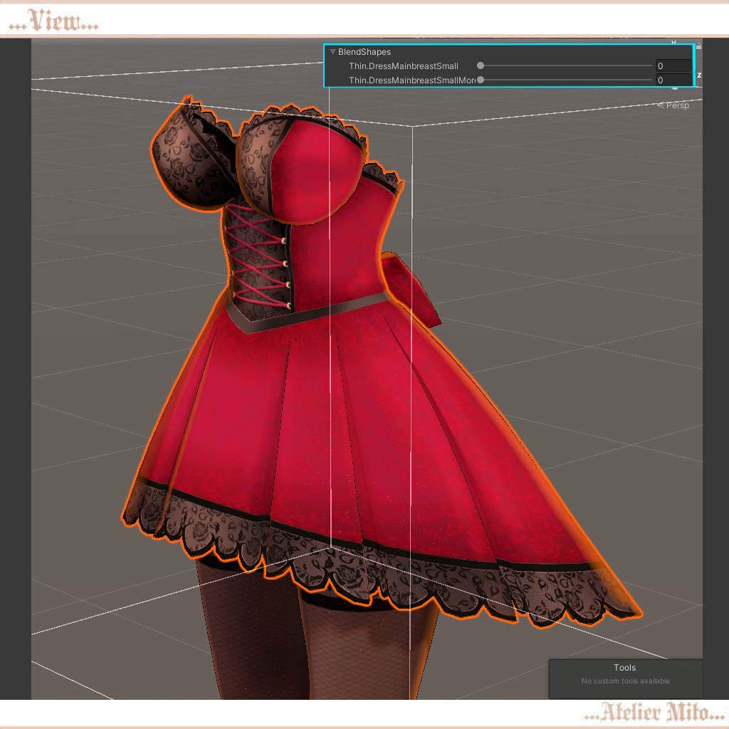 エレガントローズドレス ラシューシャ(Lasyusha)対応、エルヴァ対応(PC版)