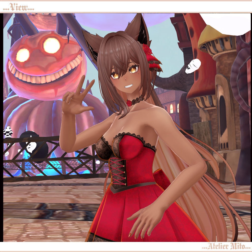 エレガントローズドレス ラシューシャ(Lasyusha)対応、エルヴァ対応(PC版)