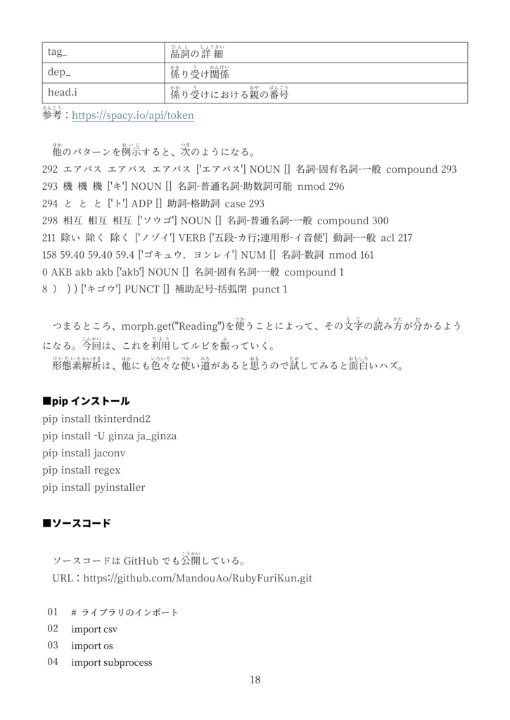 漢字にルビを自動で振る技術~自動総ルビソフト『ルビ振りくん』の中身~