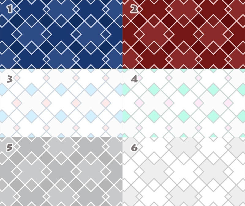 【無料動画素材】おしゃれなモダンパターン背景 6種