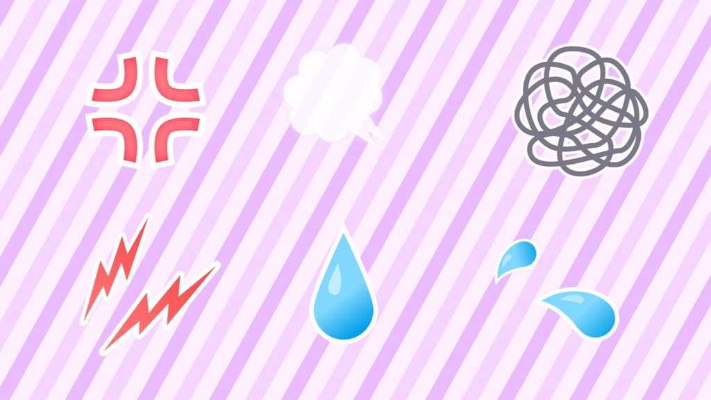 【無料動画素材】エモーションエフェクト 12種