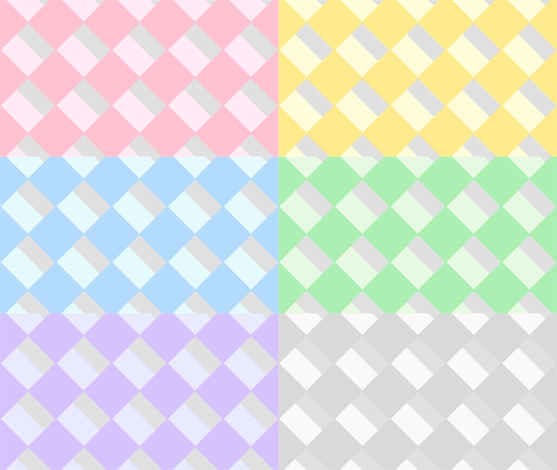 【無料動画素材】シンプルなスクエアトランジション 18カラー