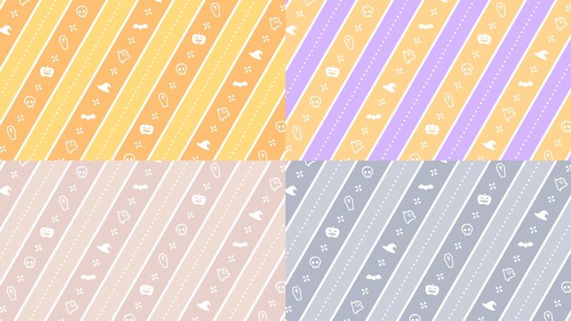 【無料動画素材】かわいいハロウィン背景&トランジションセット