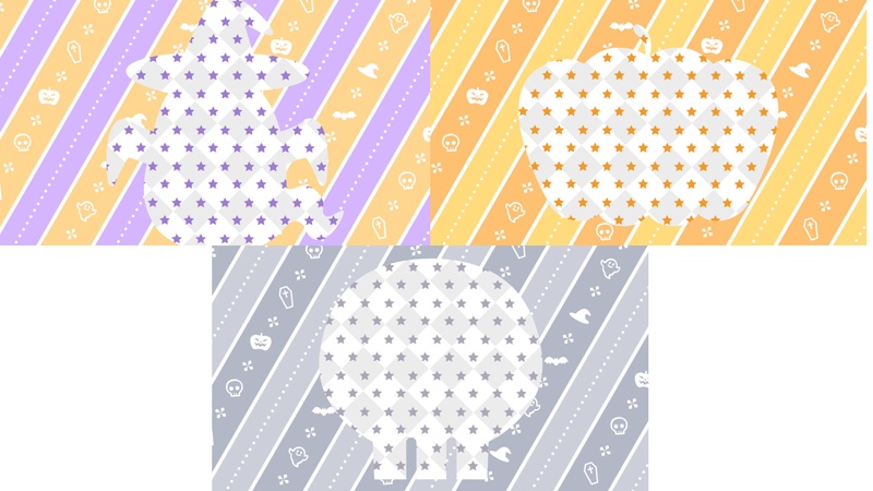 【無料動画素材】かわいいハロウィン背景&トランジションセット