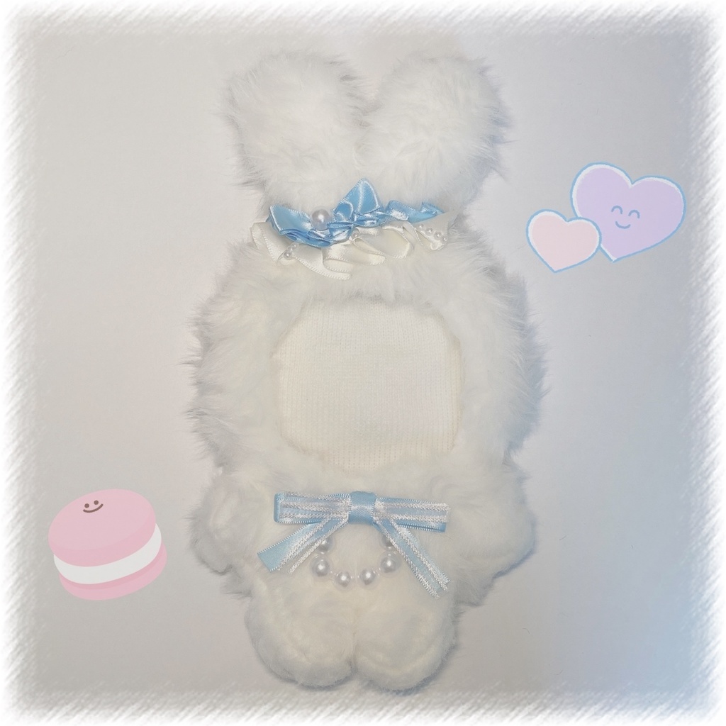 ホワイトリボンうさぎ🐇୨୧*。