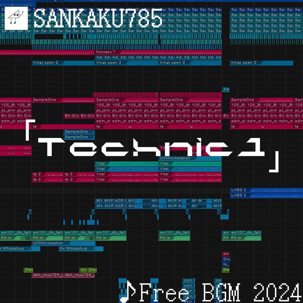 【フリーBGM】Technic1