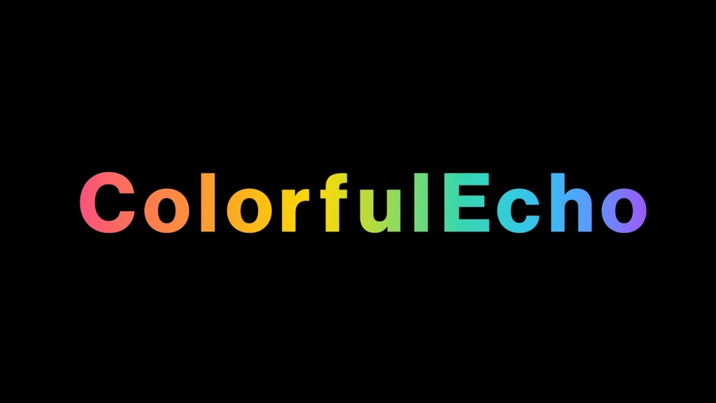 [After Effects Plugin] ColorfulEcho