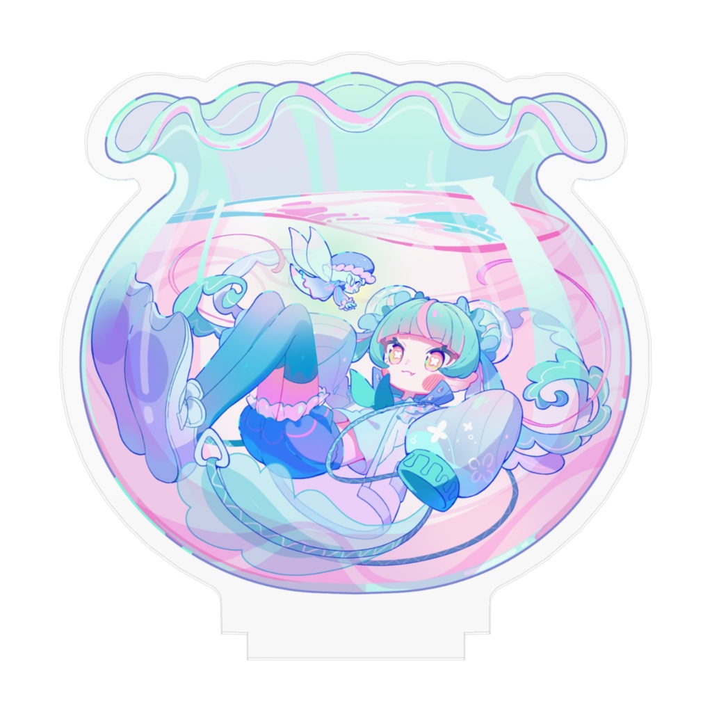 Jellygao&Monocliのふよふよアクスタ